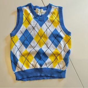 3 for $20 Children's Place Argyle Sweater Vest 3T
